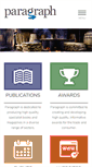Mobile Screenshot of paragraphpublishing.com
